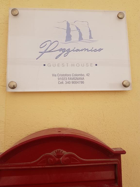 Poggiamico Guest House Φαβινιάνα Εξωτερικό φωτογραφία